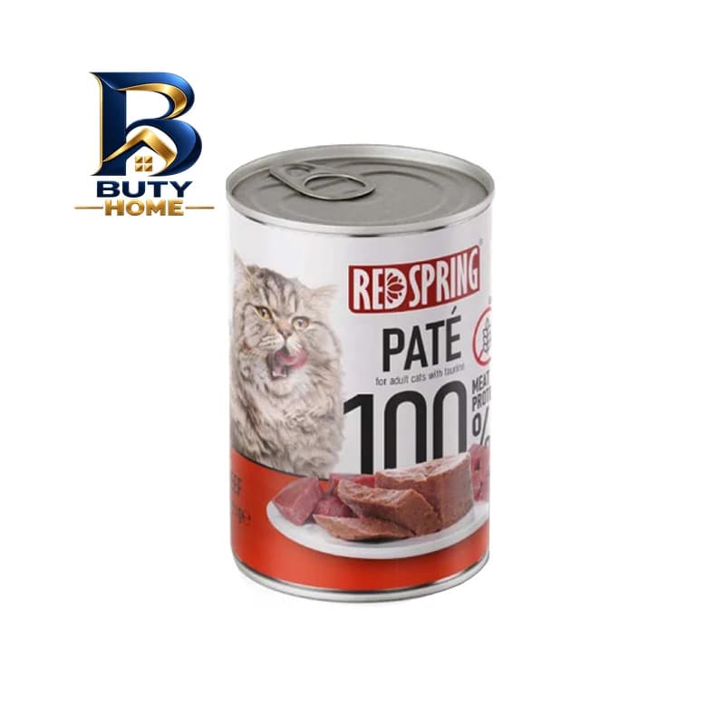 کنسرو غذای گربه رداسپرینگ مدل Pate Pack با طعم بره، ماهی، مرغ،جگر و گوساله وزن ۲.۴ کیلوگرم بسته ۶ عددی اصل — تصویر ۲