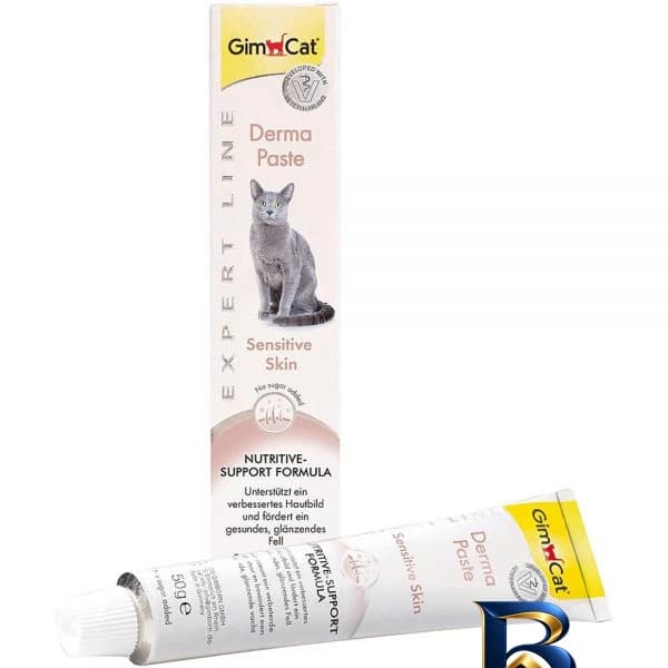 خمیر مالت گربه جیم کت مدل Derma Paste تقویت مو و پوست وزن ۵۰ گرم — تصویر ۶