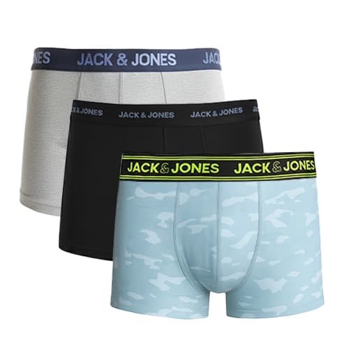 پک 3 تایی شورت مردانه باکسر بریف جک اند جونز JACK & JONES اورجینال وارداتی – طرح شش — تصویر ۴