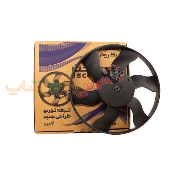 پروانه فن توربو خاری پژو 405 و پارس و سمند و دنا — تصویر ۳