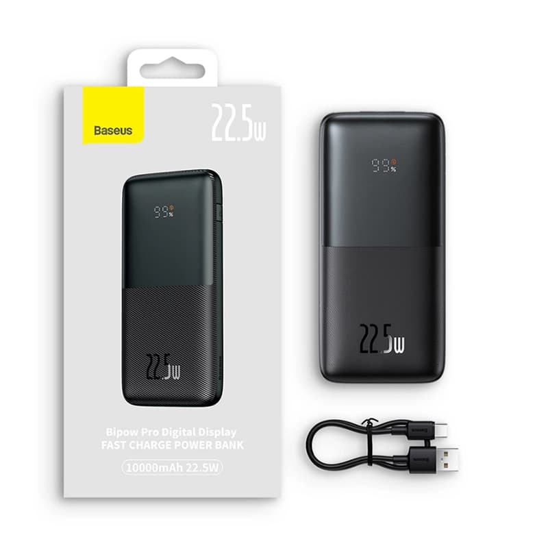 پاور بانک برند بیسوس 10000 20W bipow مدل ppdml-l01 — تصویر ۲
