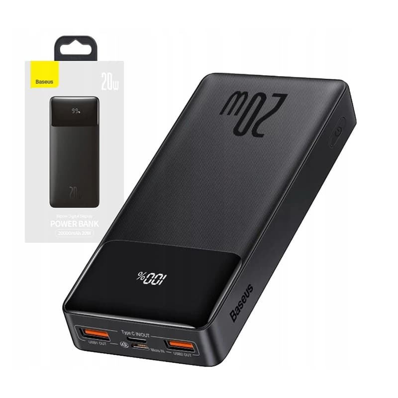 پاور بانک برند بیسوس 20000 20W bipow مدل ppdml-m01 — تصویر ۴