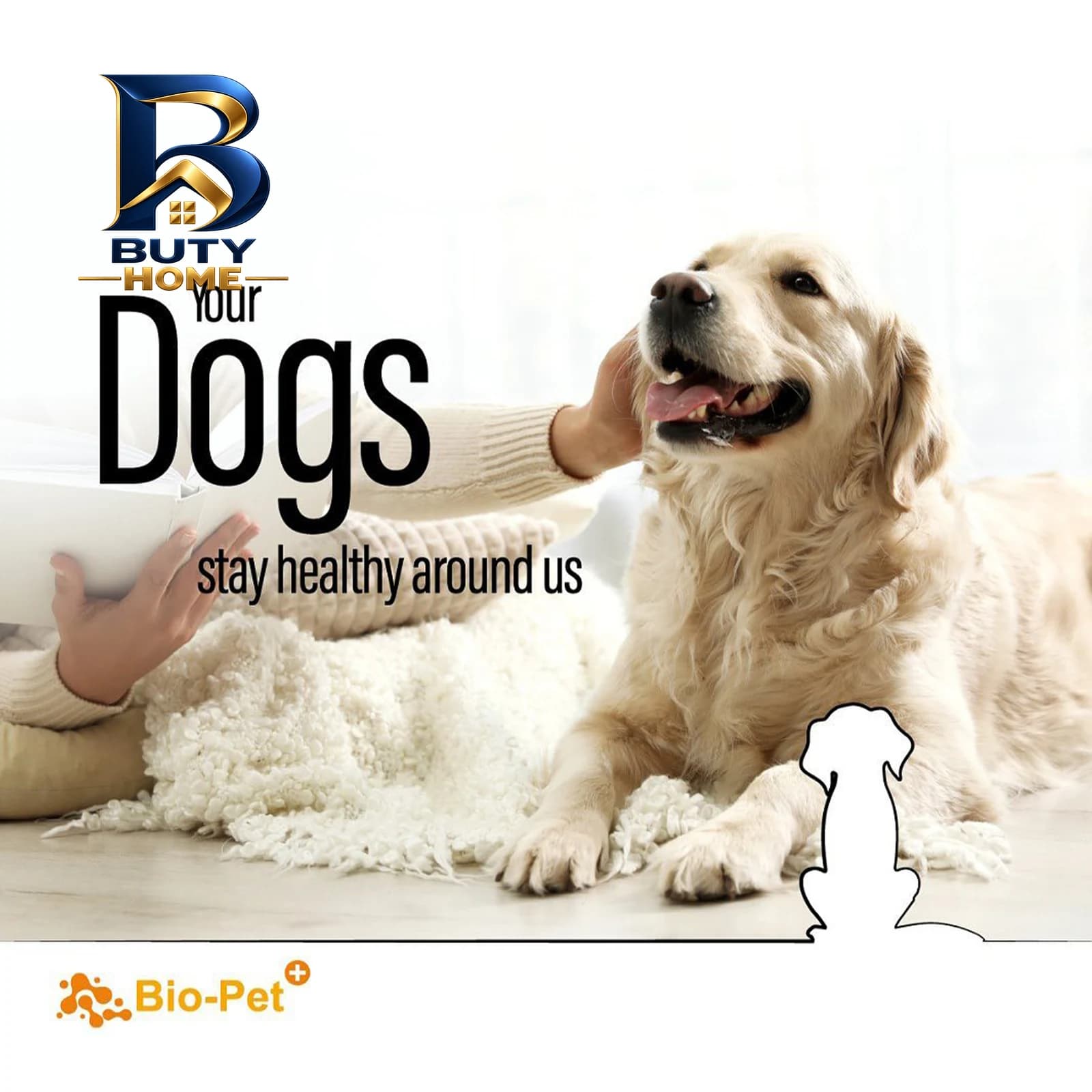 پودر مکمل سگ بایو پت مدل Golden Retriever وزن ۲۰۰ گرم — تصویر ۳