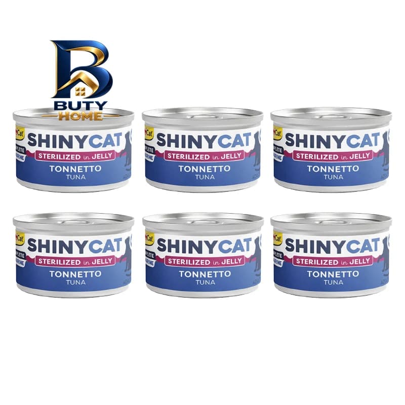کنسرو غذای گربه بالغ جیم کت مدل Cat Food Sterilized Tuna in Jelly طعم ماهی تن وزن ۷۰ گرم بسته ۶ عددی اصل — تصویر ۵