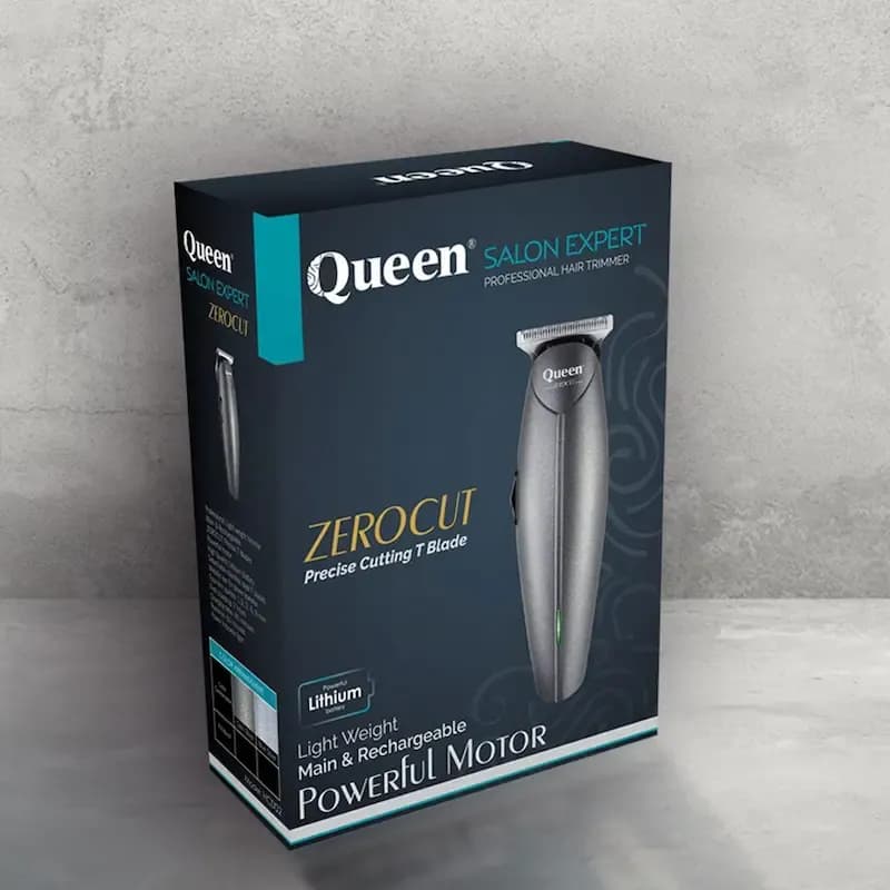 ماشین اصلاح زیرو کات کویین مدل HC002 | تیغه T استیل ضد زنگ — تصویر ۳