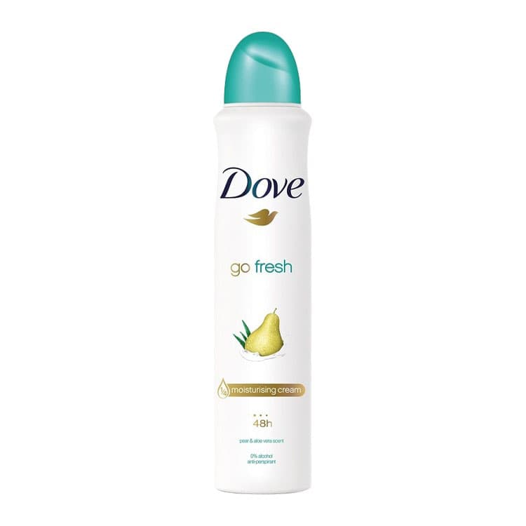 اسپری ضد تعریق زنانه داو رایحه گلابی مدل Go Fresh حجم 250 میلی لیتر — تصویر ۵