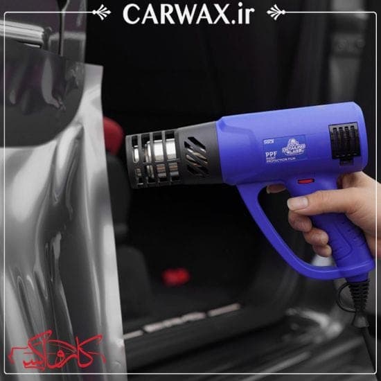 سشوار حرفه ای اجرای کاور شفاف و رنگی و شیشه دودی اس جی سی بی SGCB PPF & Cover Heat Gun — تصویر ۲