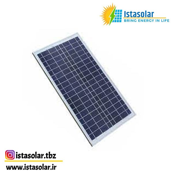 پنل خورشیدی 30 وات پلی کریستال تاپ ری