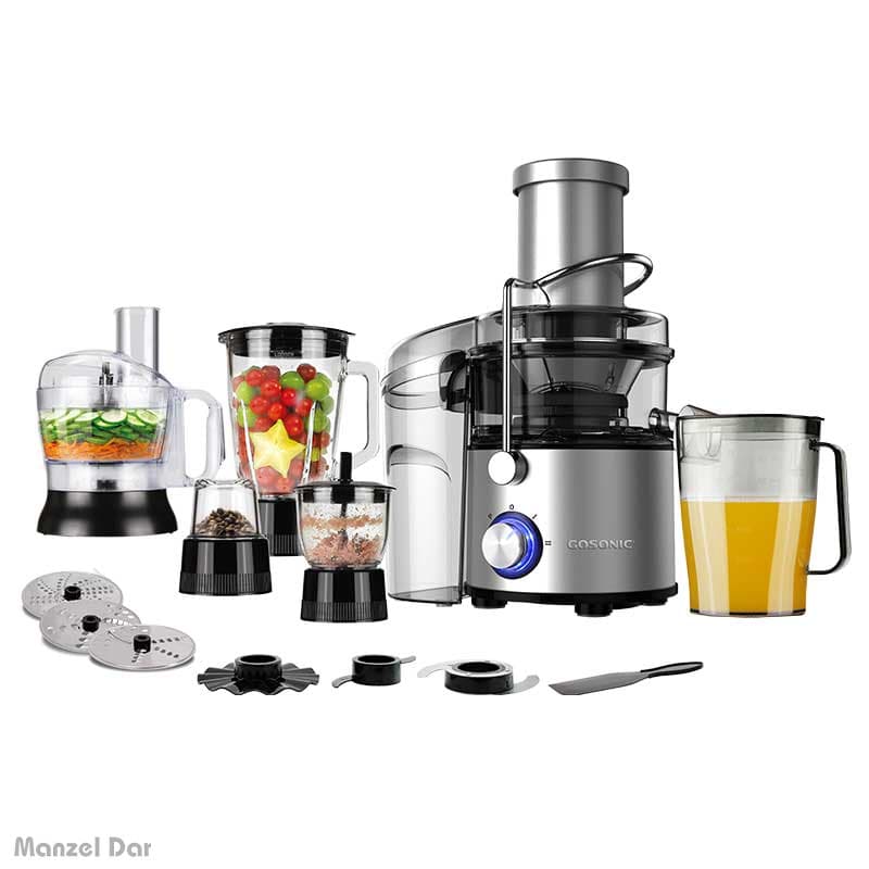 آبمیوه گیری و غذاساز 10 کاره گوسونیک مدل GFP-730