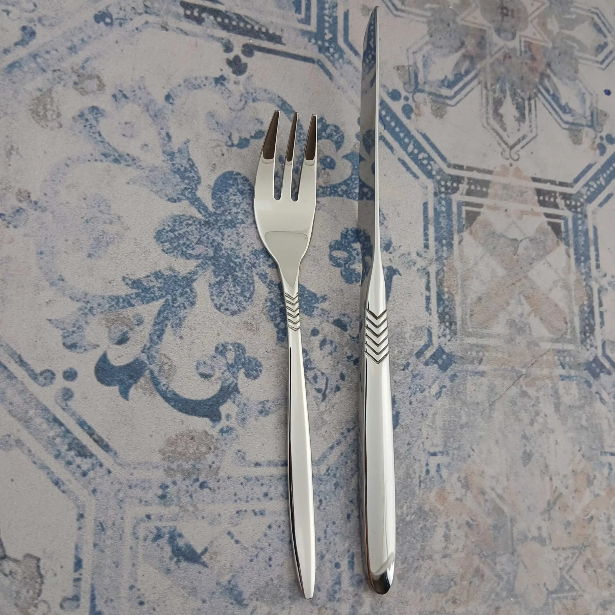 کارد و چنگال میوه خوری 12 پارچه اس جی مدل پرنس — تصویر ۵