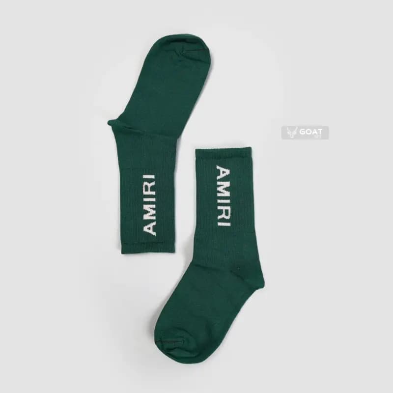 جوراب اسپرت ساق بلند سبز | AMIRI — تصویر ۲