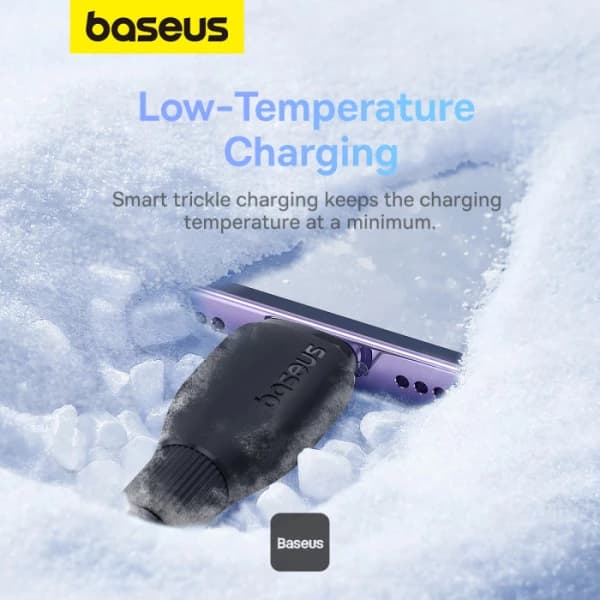 کابل شارژ باسئوس مدل Pudding Type-C to Lightening Cluster Black — تصویر ۳