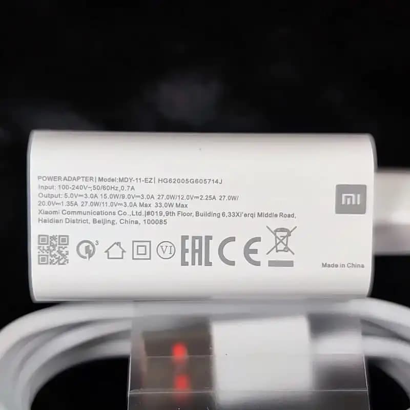 شارژر شیائومی مدل 33W Power Adapter اورجینال — تصویر ۴