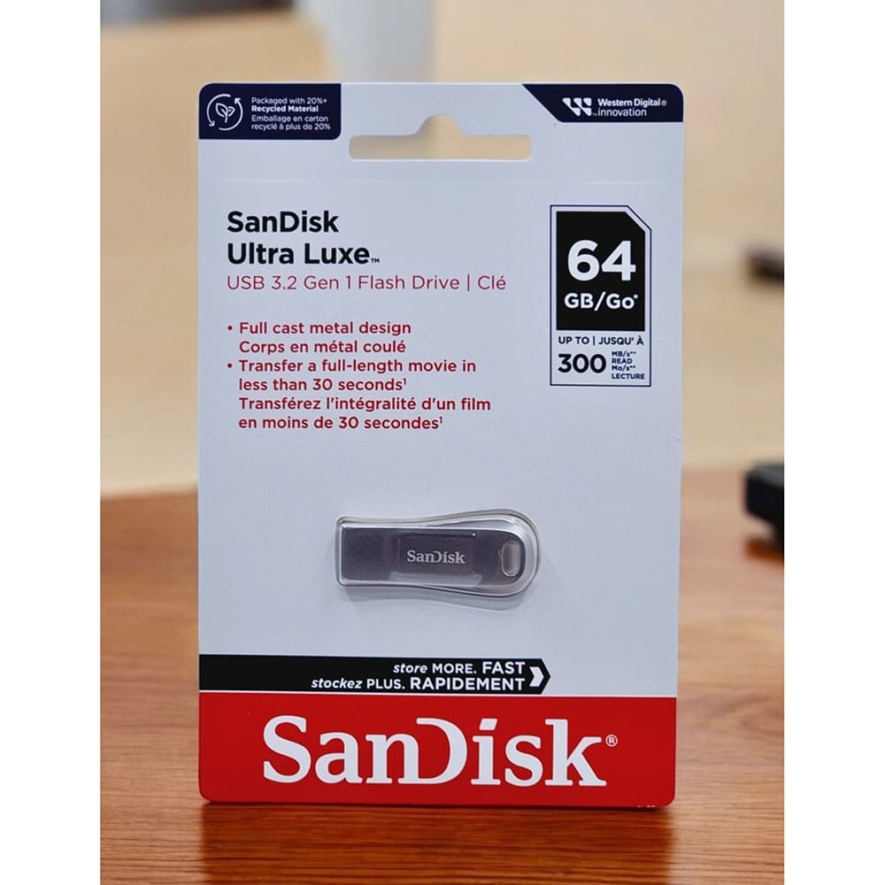 فلش مموری Sandisk مدل Ultra Luxe 64 GB — تصویر ۴