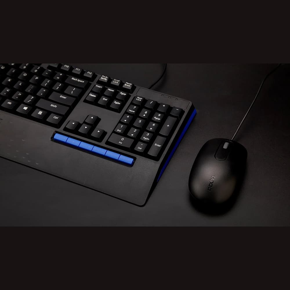ماوس و کیبورد رپو مدل NX2000 FA Black — تصویر ۵