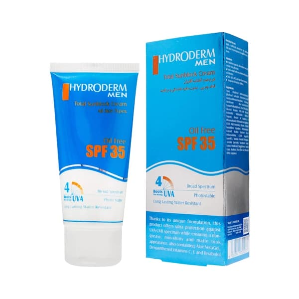 کرم ضد آفتاب آقایان هیدرودرم SPF35 – حجم ۵۰ml — تصویر ۱۰