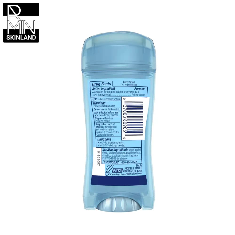 دئودرانت ضد تعریق سکرت مدل Refreshing Berry وزن 73g — تصویر ۲