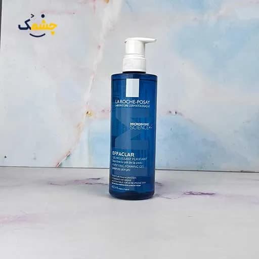 ژل شستشوی افکلار لاروش پوزای مناسب پوست چرب حجم 400 میل | la-roche posay effaclar purifying cleansing gel — تصویر ۲