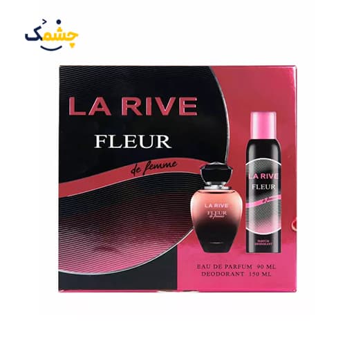 ست هدیه ادکلن 90میل و اسپری 150 میل زنانه Fleur De Femme لاریو | La Rive Fleur de Fame Women’s Eau de Parfum 90 ml + Deodorant 150 ml Gift Set — تصویر ۶