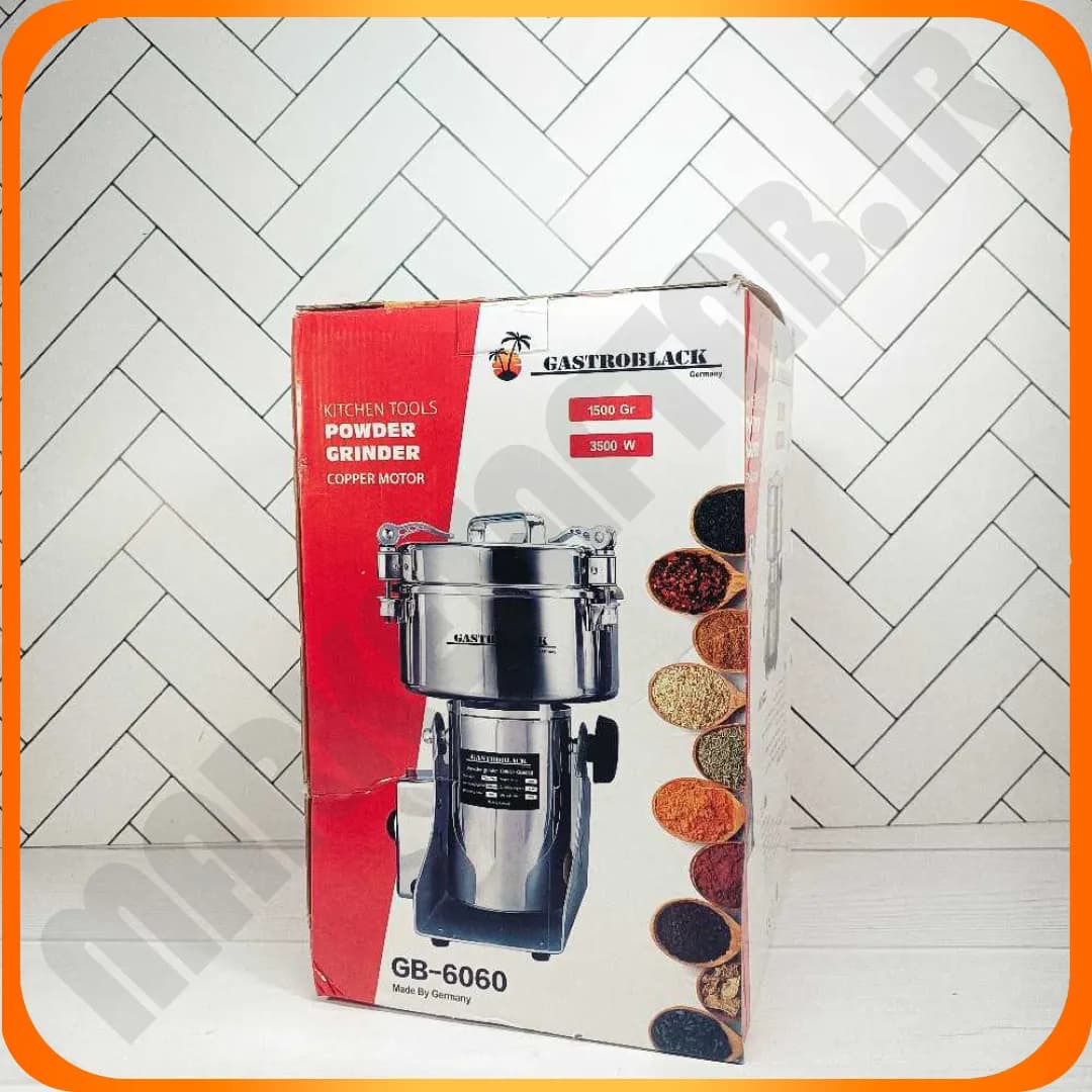 آسیاب صنعتی 3500 وات 1500 گرمی GB-6060 گاسترو بلک
