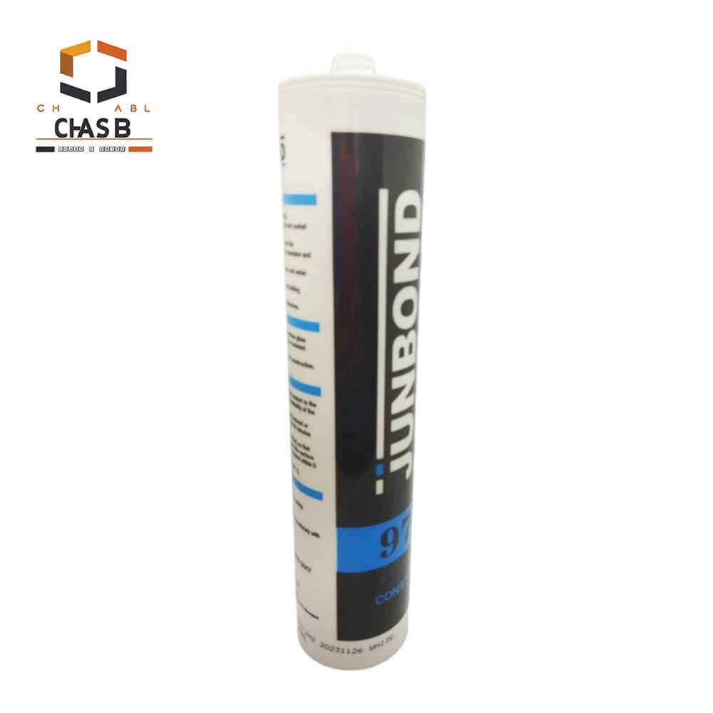 چسب سیلیکون سفید خنثی پلاس جانباند Junbond JB 9700 Neutral Plus Silicone Sealant 300ml – jb9700 — تصویر ۴