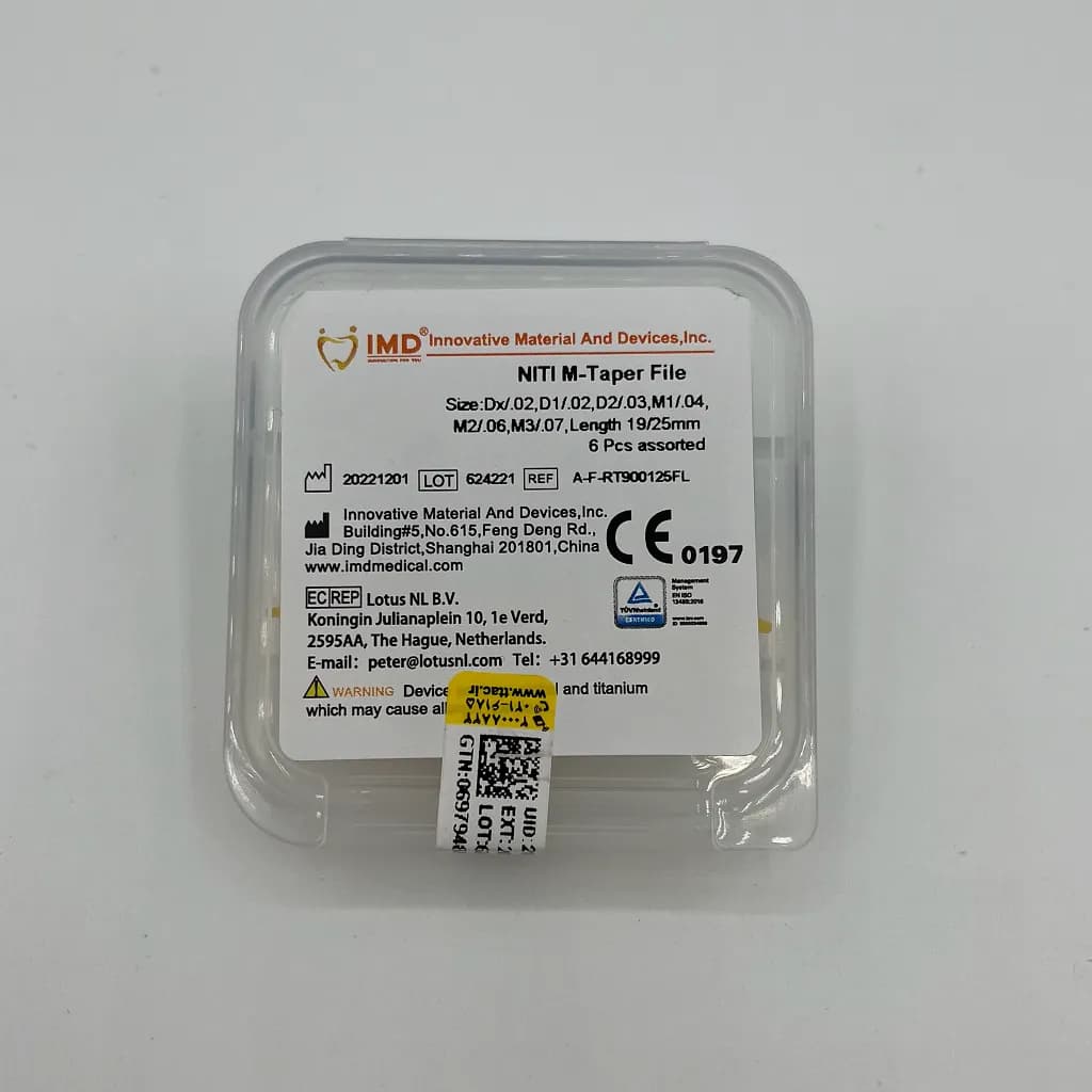 فایل روتاری برند IMD مدل M-Taper طول 25 میل — تصویر ۲