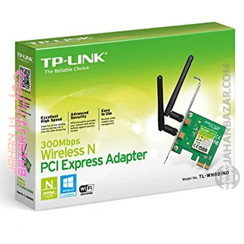 کارت شبکه بی سیم تی پی لینک TP Link مدل TL-WN881ND 300Mbps — تصویر ۵
