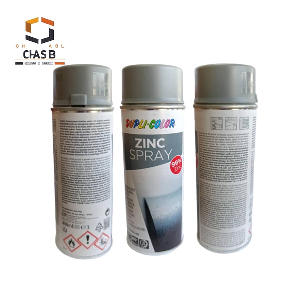 اسپری زینک دوپلی کالر رنگ خاکستری – DUPLI COLOR ZINC SPRAY 400 ML — تصویر ۵