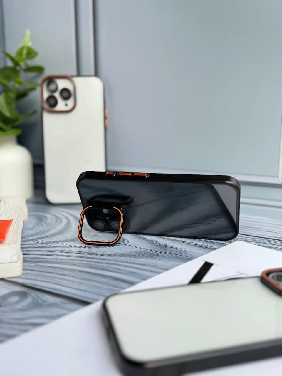 قاب orange lens استند شو با محافظ لنز (کدC1994) — تصویر ۶