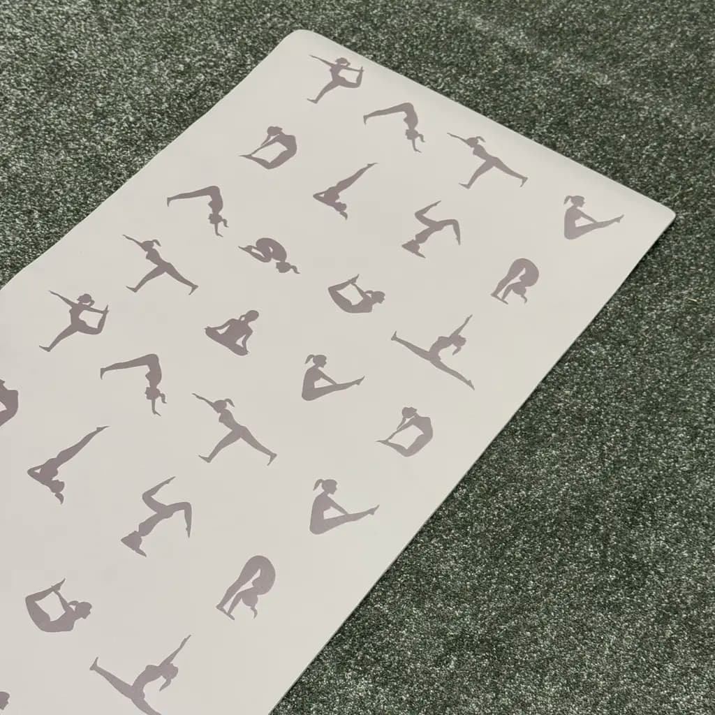 مت ورزشی بابل کارپت طرح حرکات یوگا (ابعاد ۱۲۰×۶۰) — تصویر ۷