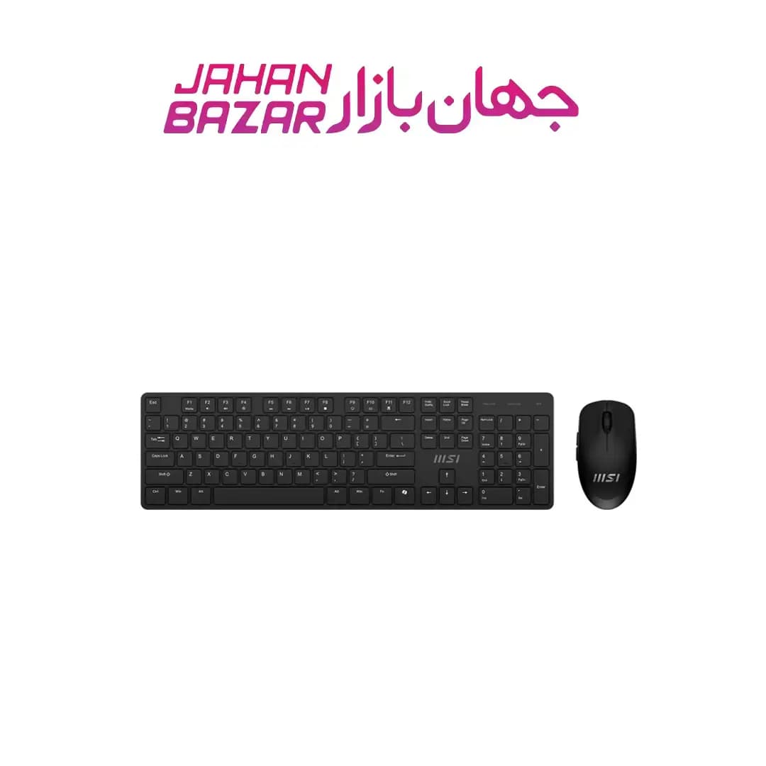 ماوس و کیبورد استوک بی سیم ام اس آی مدل MSI RF1430 — تصویر ۲