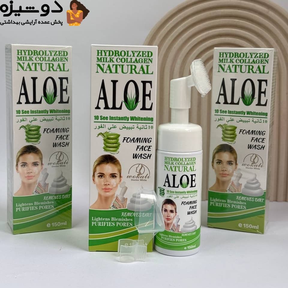 فوم براش دار بزرگ 675 آلوئه ورا وکالی WOKALI — تصویر ۲