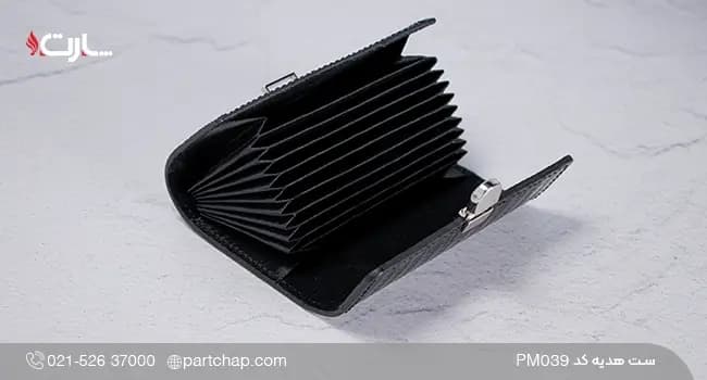 ست هدیه چرم طبیعی مردانه کد PM039 — تصویر ۵