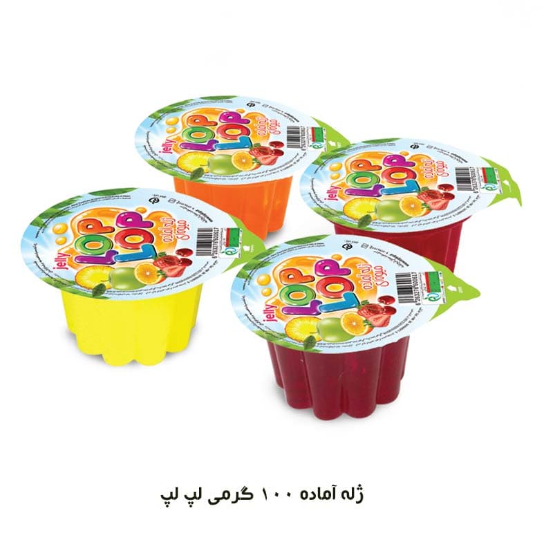 ژله آماده میوه ای 100 گرمی لپ لپ (کارتن 27 عددی)