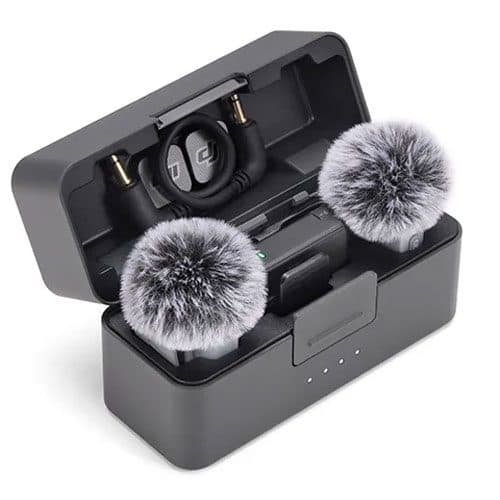 میکروفون بی سیم یقه ای دی جی آی دو کاربر DJI Mic Mini 2 2-Person — تصویر ۷