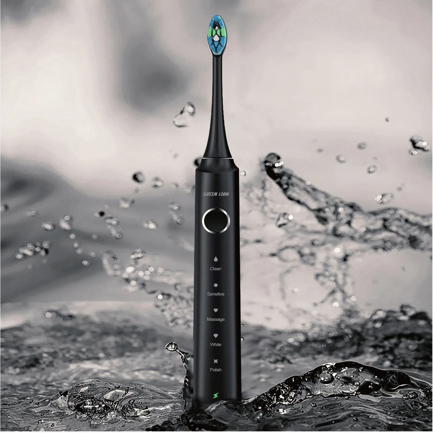 مسواک هوشمند قابل شارژ گرین لاین Green Lion Smart Brush Rechargeable Toothbrush — تصویر ۴