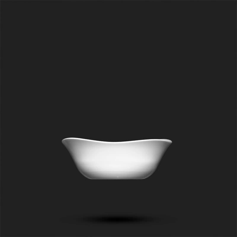 سرویس 25 پارچه اپال چهارگوش کلاسیک سفید — تصویر ۶
