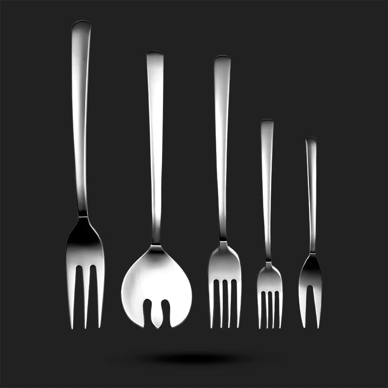 سرویس قاشق و چنگال 172 پارچه 30 نفره طرح رویال — تصویر ۵