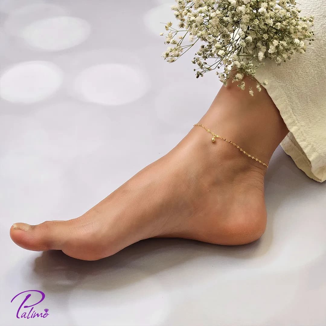 پابند نقره تیفانی تک گوی B2209 با روکش طلای 18 عیار — تصویر ۲