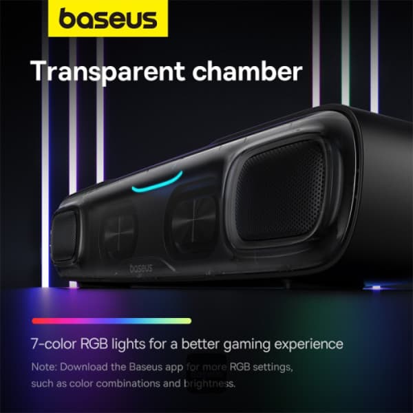 اسپیکر و مینی ساندبار بیسوس مدل AeQur DS10 Baseus AeQur DS10 Mini Soundbar A20054402111-00 — تصویر ۶
