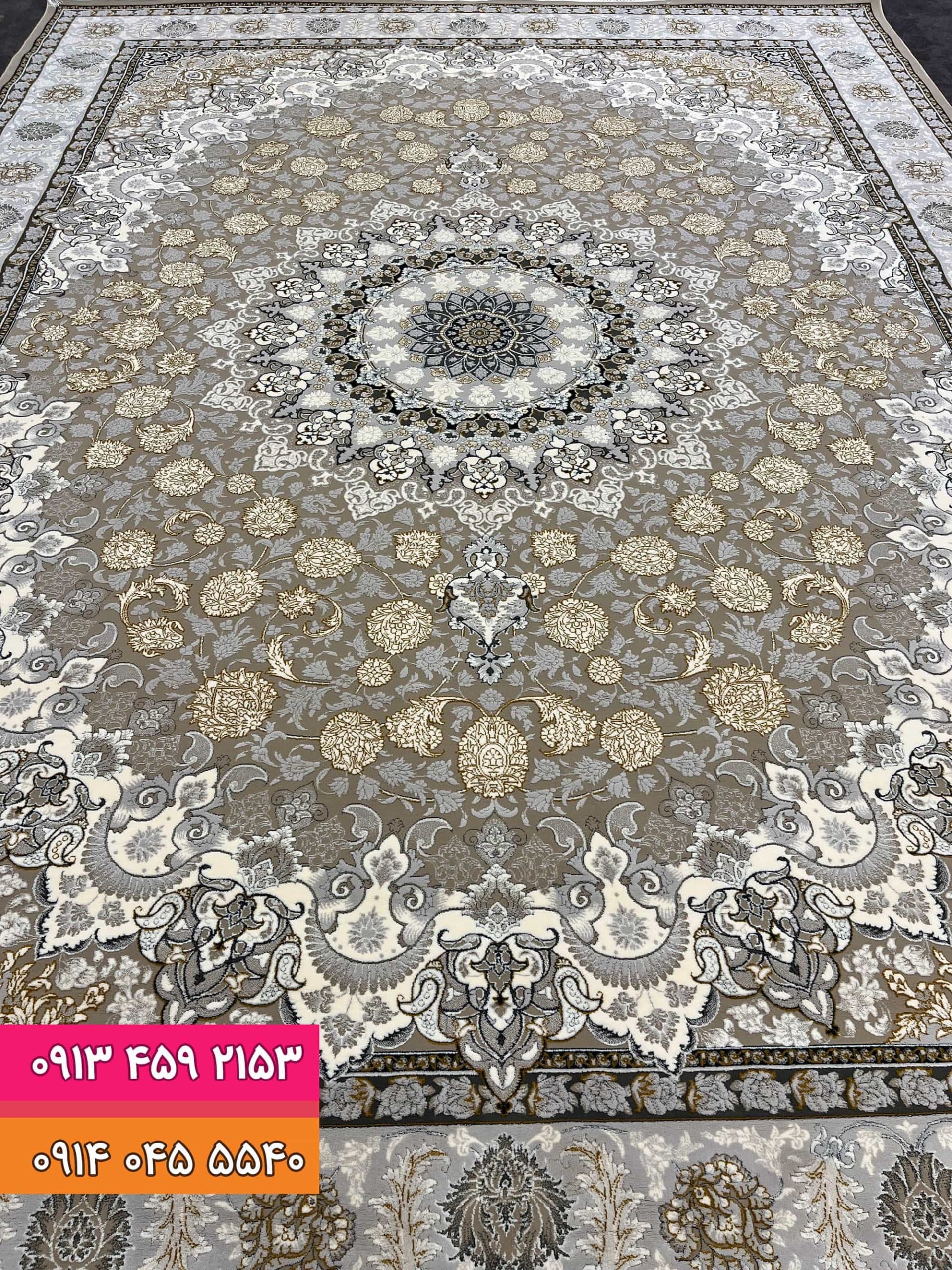 فرش کد 9012 زمینه خاکی — تصویر ۲