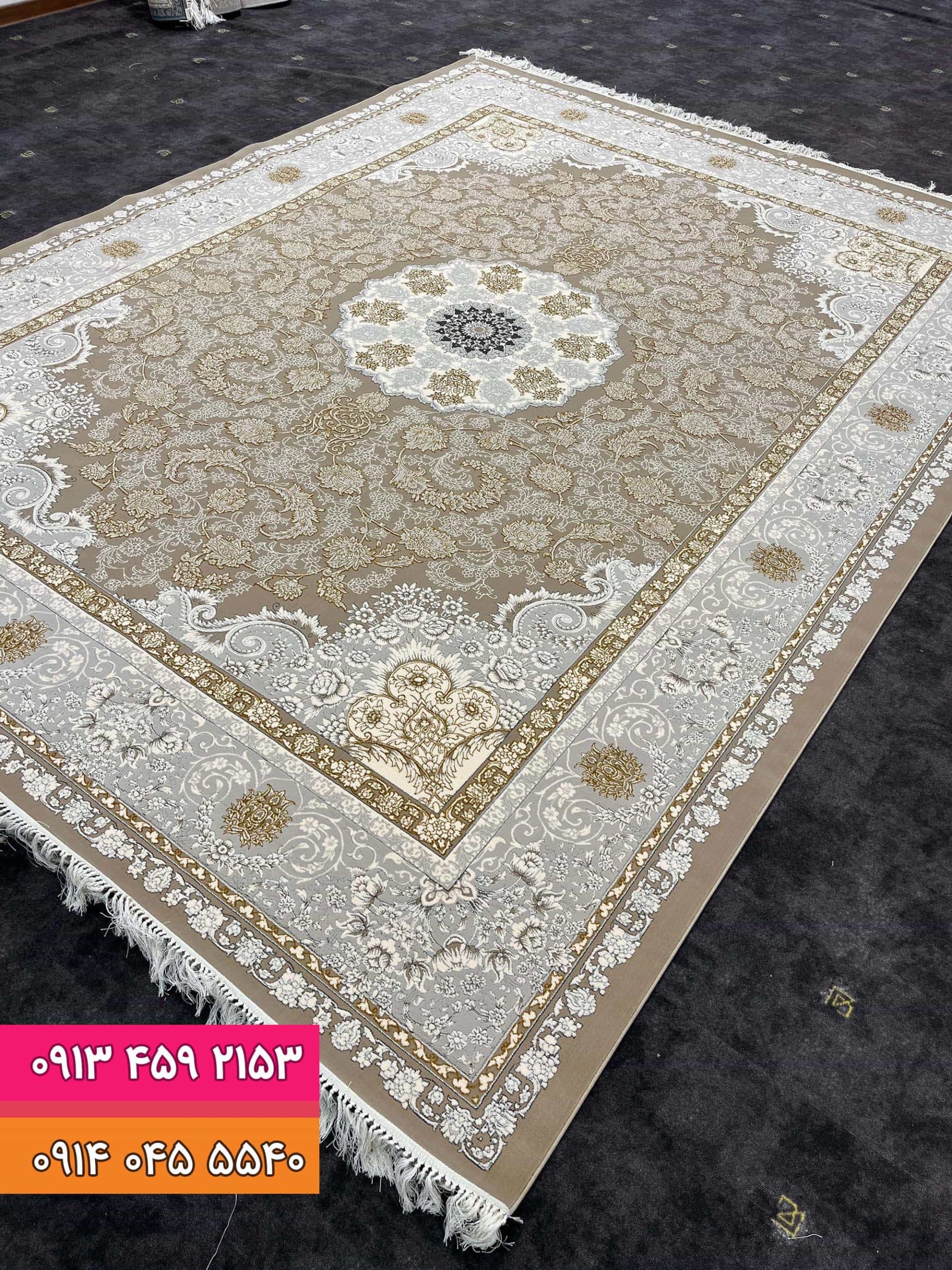 فرش کد 9015 زمینه خاکی