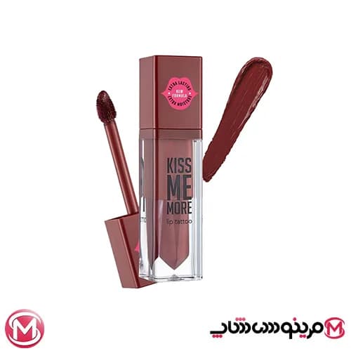 رژ لب مایع مات فلورمار Kiss Me More Lip Tattoo شماره 010 رنگ Choco — تصویر ۷