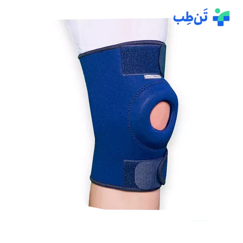 زانوبند قابل تنظیم کشکک باز نئوپرن تن یار کد 5040 — تصویر ۲
