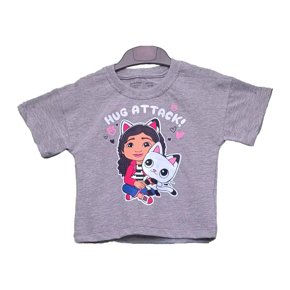تیشرت طرح HUG ATTACK دخترانه (2 تا 9 سال) کد 629722 — تصویر ۵