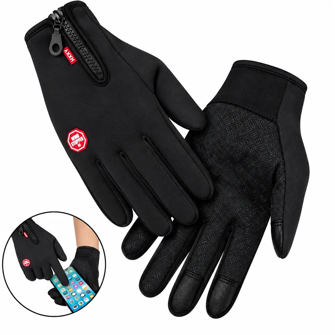 دستکش زمستانی HKXY مدل WINDS STOPPER BLACK — تصویر ۳