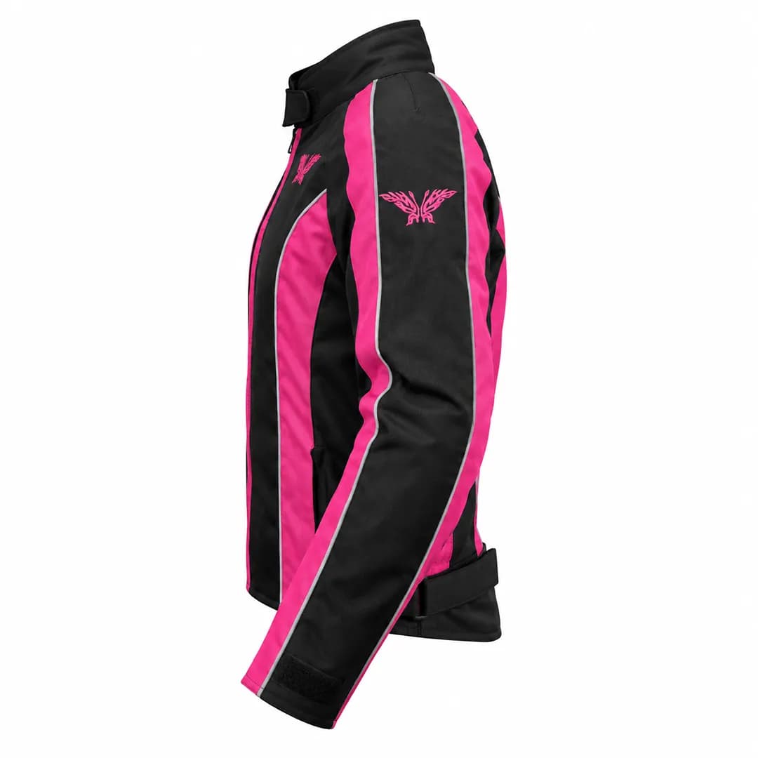 کاپشن چهار فصل پد فکت بایکو مدل PINK BLACK — تصویر ۳