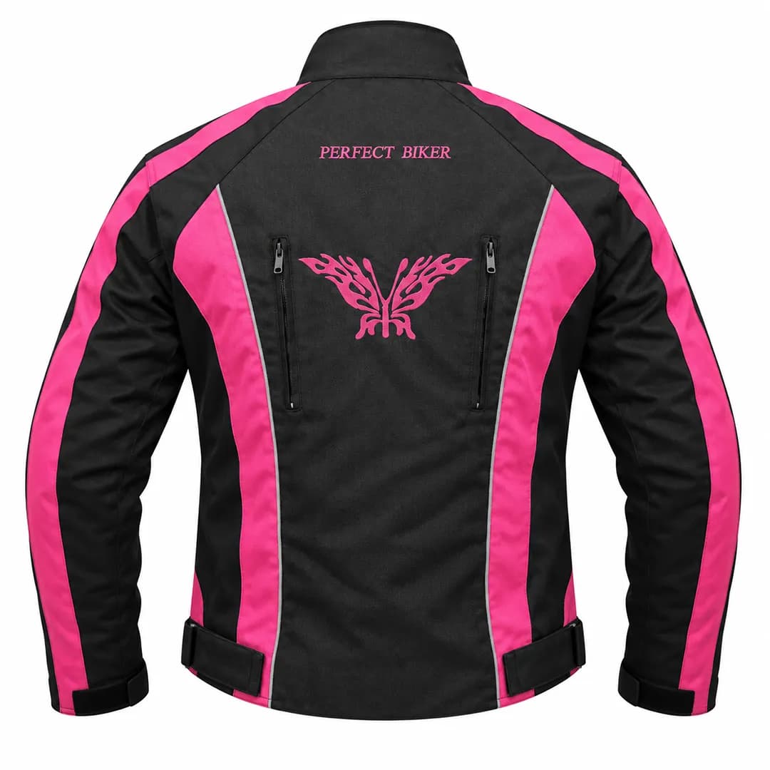 کاپشن چهار فصل پد فکت بایکو مدل PINK BLACK — تصویر ۲