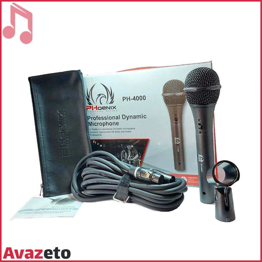 میکروفن داینامیک فونیکس Phoenix PH-4000 — تصویر ۳