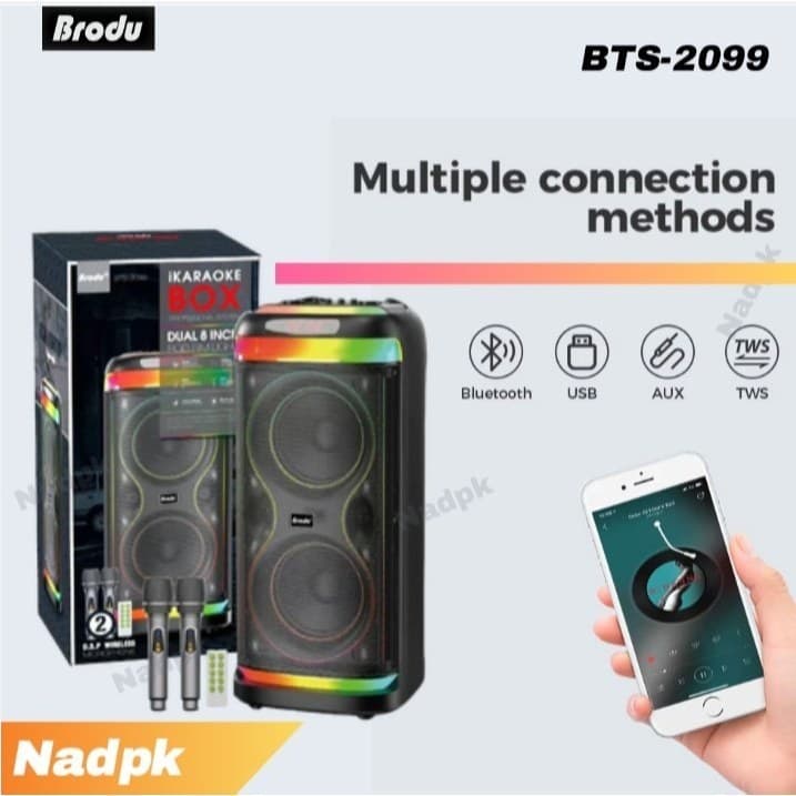 اسپیکر بلوتوثی برودو مدل BTS2099 — تصویر ۲